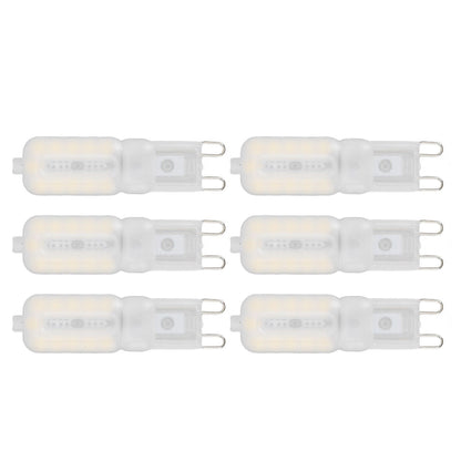 G9 Light Bulb Dimmable Eye Protection Energy Saving 5W 22 LED Small Bulbs for Ceiling Lamp Desk Lamp 6pcs V1294-YM0523-3119220066416