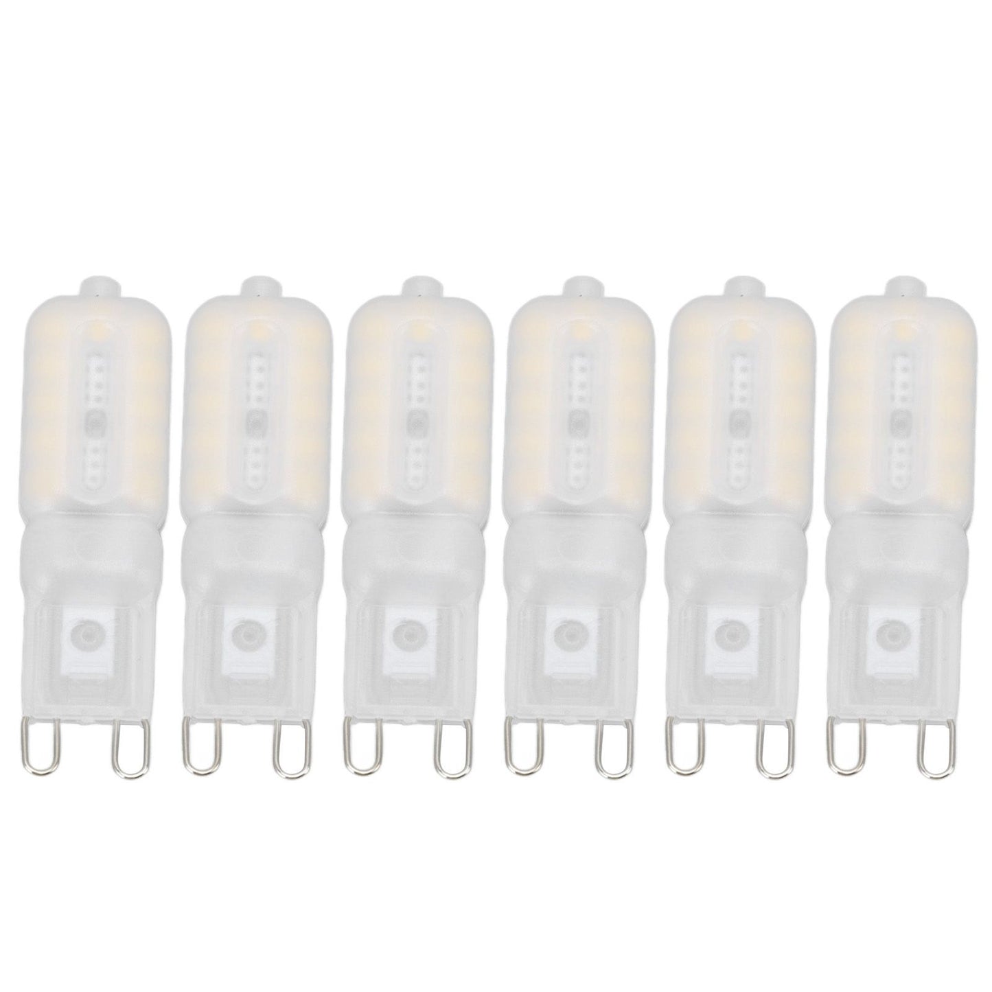 G9 Light Bulb Dimmable Eye Protection Energy Saving 5W 22 LED Small Bulbs for Ceiling Lamp Desk Lamp 6pcs V1294-YM0523-3119220066416