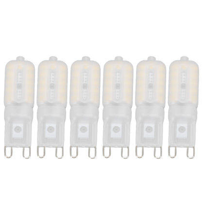 G9 Light Bulb Dimmable Eye Protection Energy Saving 5W 22 LED Small Bulbs for Ceiling Lamp Desk Lamp 6pcs V1294-YM0523-3119220066416