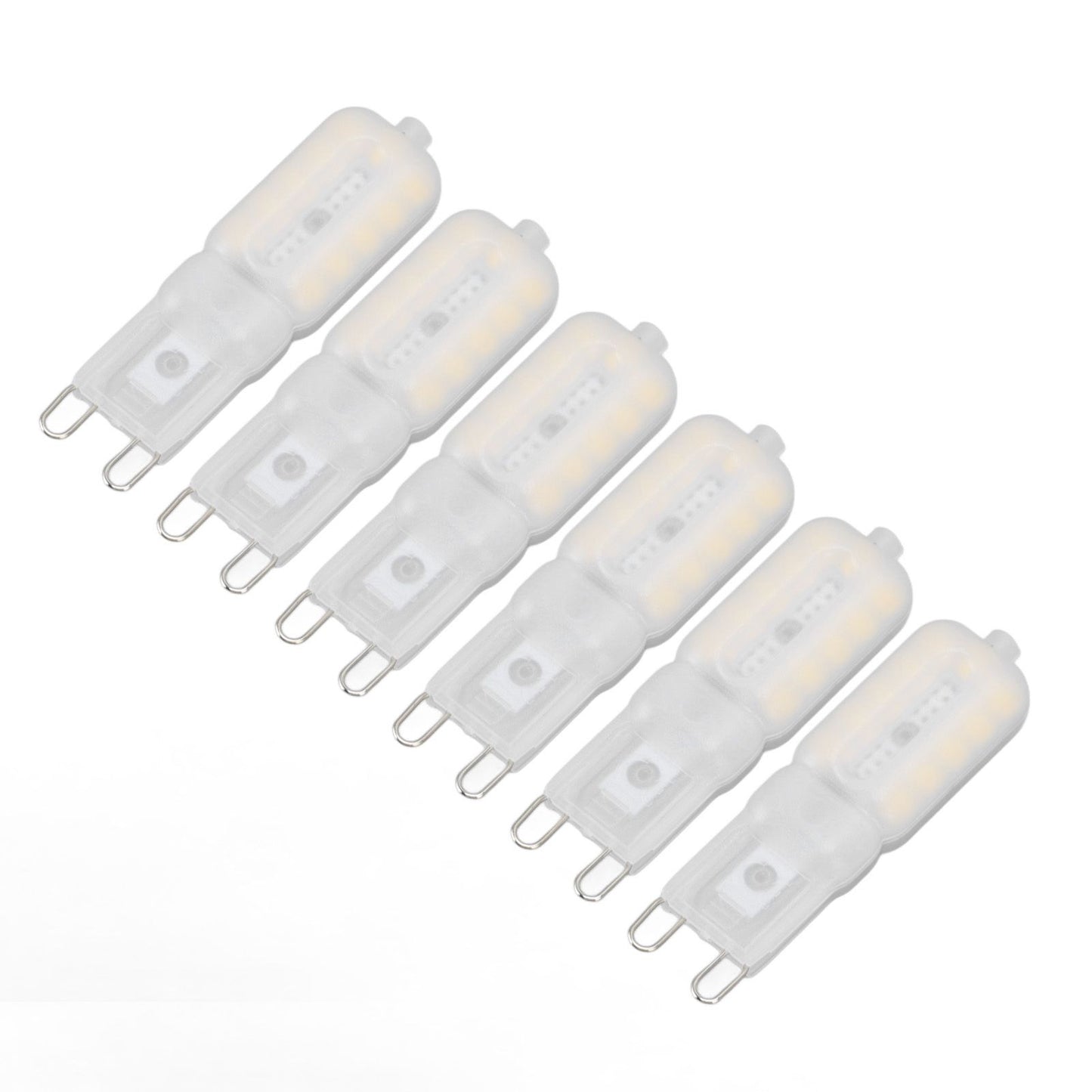 G9 Light Bulb Dimmable Eye Protection Energy Saving 5W 22 LED Small Bulbs for Ceiling Lamp Desk Lamp 6pcs V1294-YM0523-3119220066416