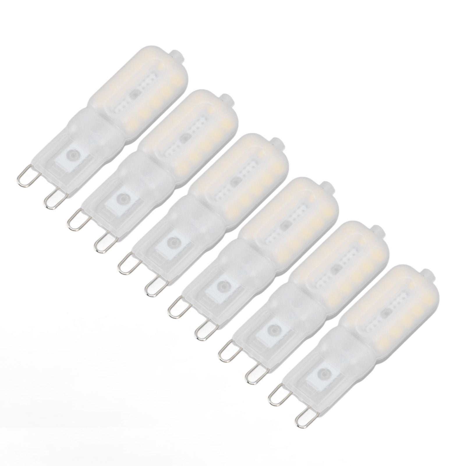 G9 Light Bulb Dimmable Eye Protection Energy Saving 5W 22 LED Small Bulbs for Ceiling Lamp Desk Lamp 6pcs V1294-YM0523-3119220066416