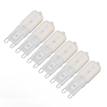 G9 Light Bulb Dimmable Eye Protection Energy Saving 5W 22 LED Small Bulbs for Ceiling Lamp Desk Lamp 6pcs V1294-YM0523-3119220066416