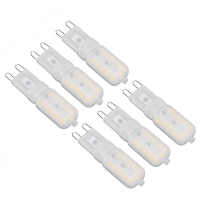 G9 Light Bulb Dimmable Eye Protection Energy Saving 5W 22 LED Small Bulbs for Ceiling Lamp Desk Lamp 6pcs V1294-YM0523-3119220066416
