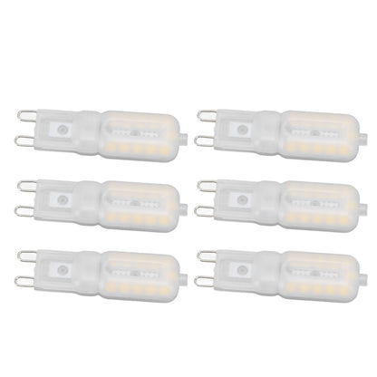G9 Light Bulb Dimmable Eye Protection Energy Saving 5W 22 LED Small Bulbs for Ceiling Lamp Desk Lamp 6pcs V1294-YM0523-3119220066416