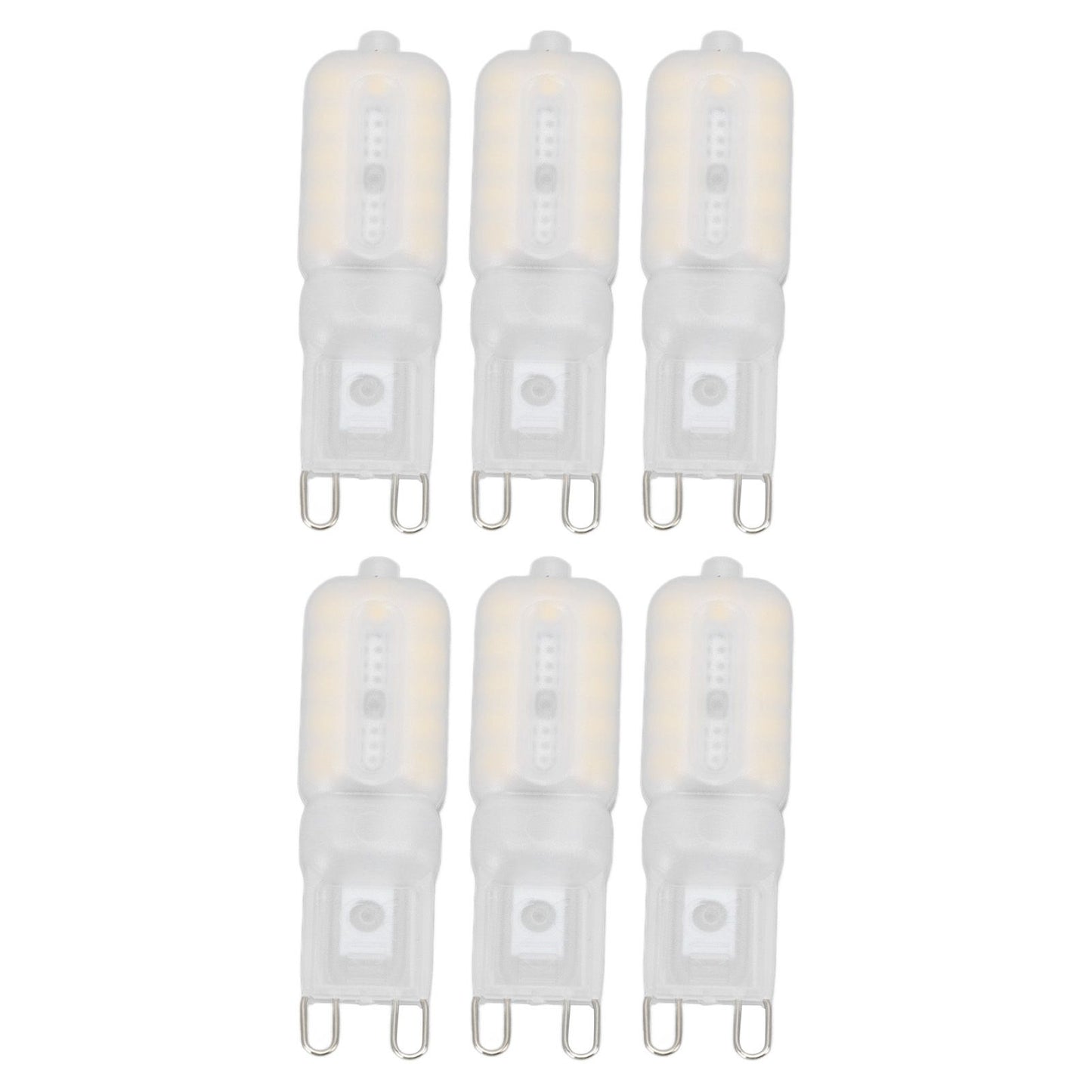 G9 Light Bulb Dimmable Eye Protection Energy Saving 5W 22 LED Small Bulbs for Ceiling Lamp Desk Lamp 6pcs V1294-YM0523-3119220066416