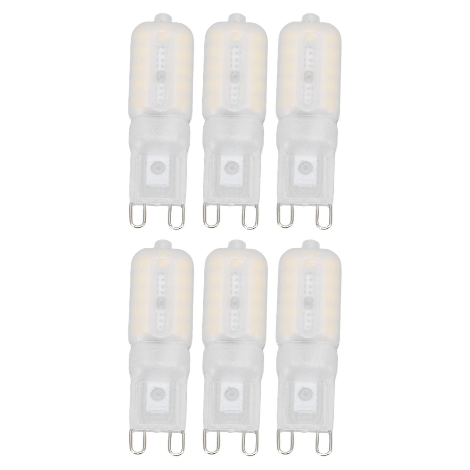 G9 Light Bulb Dimmable Eye Protection Energy Saving 5W 22 LED Small Bulbs for Ceiling Lamp Desk Lamp 6pcs V1294-YM0523-3119220066416