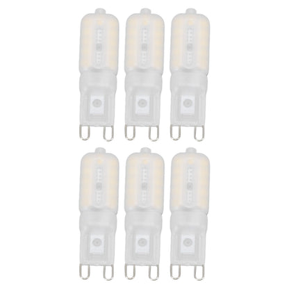 G9 Light Bulb Dimmable Eye Protection Energy Saving 5W 22 LED Small Bulbs for Ceiling Lamp Desk Lamp 6pcs V1294-YM0523-3119220066416