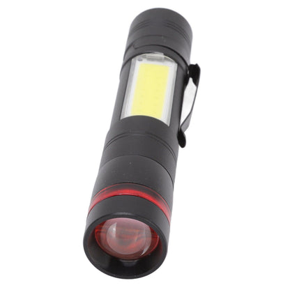 LED Flashlight Multifunction Highlight Telescopic Zoom Rechargeable Waterproof Mini Flashlight for Outdoor V1294-YM0523-3119220066611
