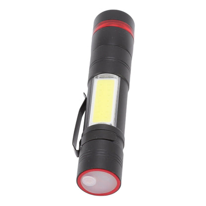 LED Flashlight Multifunction Highlight Telescopic Zoom Rechargeable Waterproof Mini Flashlight for Outdoor V1294-YM0523-3119220066611