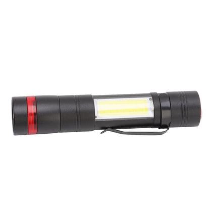 LED Flashlight Multifunction Highlight Telescopic Zoom Rechargeable Waterproof Mini Flashlight for Outdoor V1294-YM0523-3119220066611