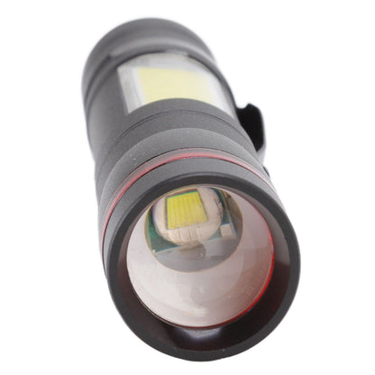 LED Flashlight Multifunction Highlight Telescopic Zoom Rechargeable Waterproof Mini Flashlight for Outdoor V1294-YM0523-3119220066611