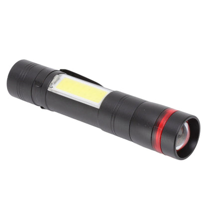LED Flashlight Multifunction Highlight Telescopic Zoom Rechargeable Waterproof Mini Flashlight for Outdoor V1294-YM0523-3119220066611