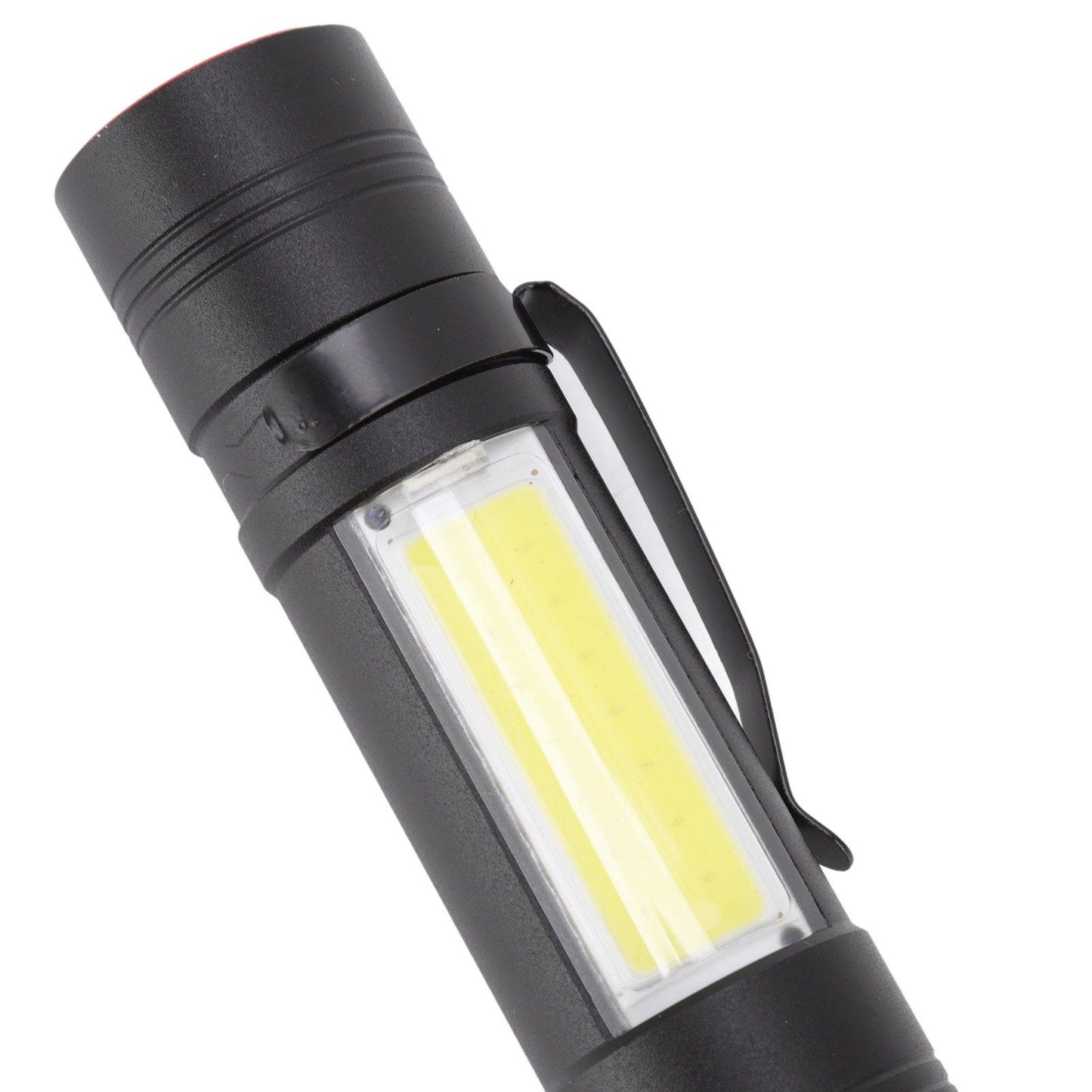 LED Flashlight Multifunction Highlight Telescopic Zoom Rechargeable Waterproof Mini Flashlight for Outdoor V1294-YM0523-3119220066611