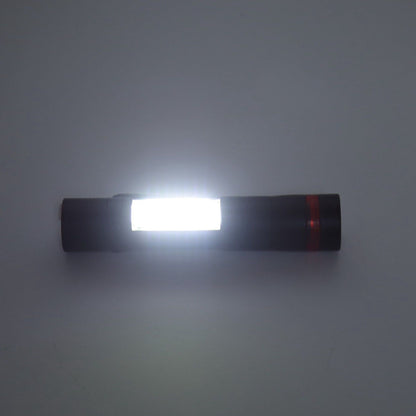 LED Flashlight Multifunction Highlight Telescopic Zoom Rechargeable Waterproof Mini Flashlight for Outdoor V1294-YM0523-3119220066611