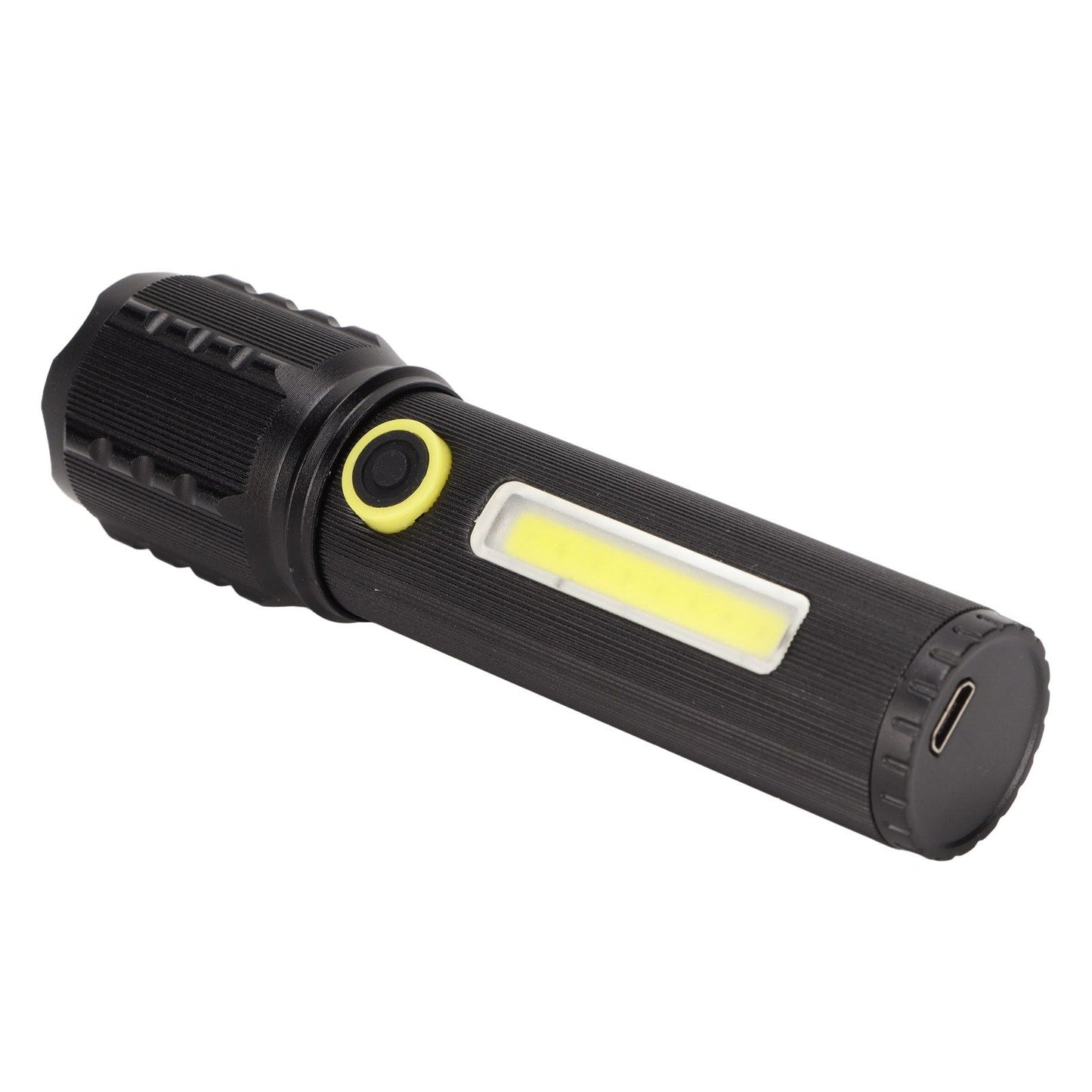 Mini Flashlight Strong Light 3 Modes Telescopic Zoom Portable Rechargeable for Camping Emergency Outdoor V1294-YM0523-3119220066811