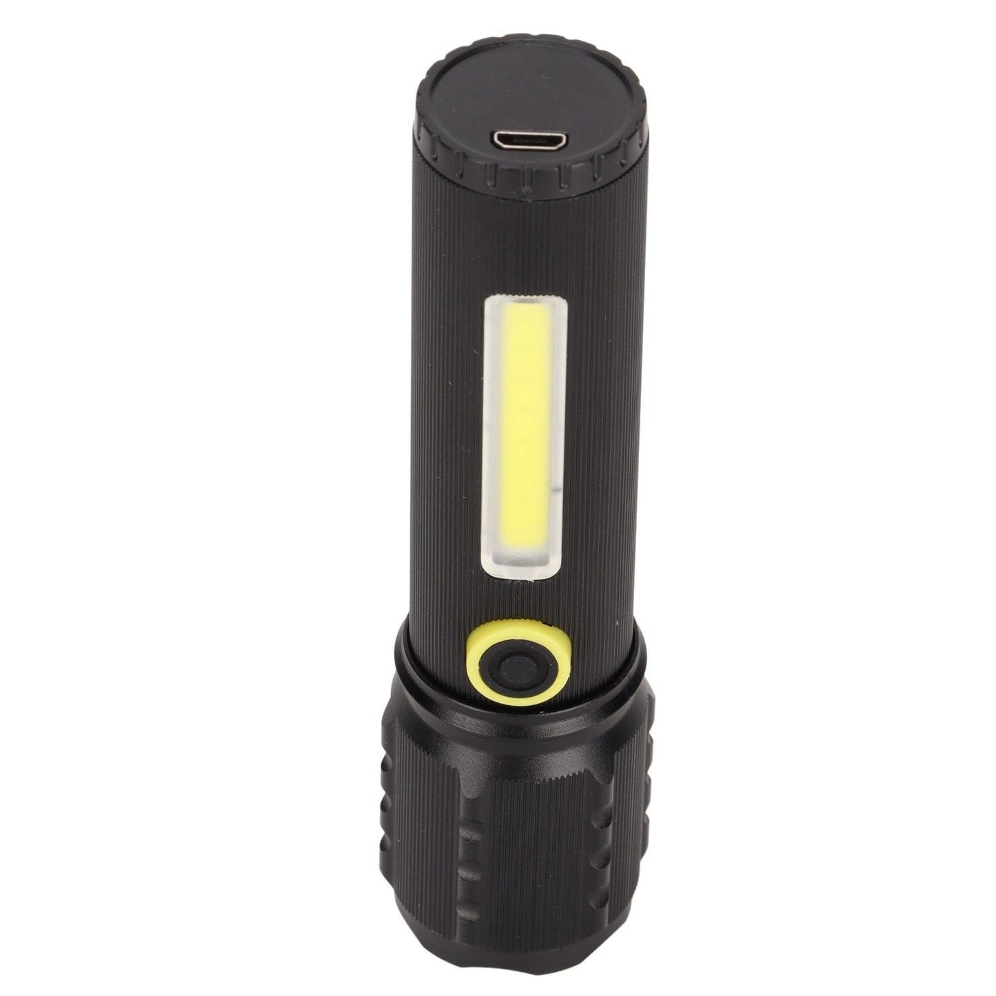 Mini Flashlight Strong Light 3 Modes Telescopic Zoom Portable Rechargeable for Camping Emergency Outdoor V1294-YM0523-3119220066811