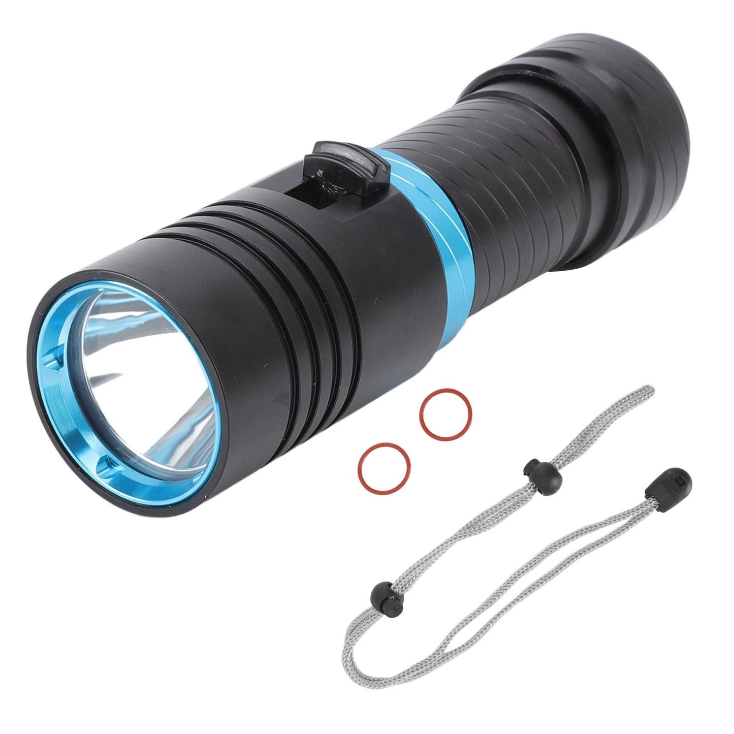 5000LM Diving Flashlight IPX8 100m Underwater Waterproof Infinitely Dimmable L2 LED Beads Scuba Dive Lights V1294-YM0523-3119220068611