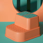 Toilet Step Stool Plastic Non Slip Heavy Duty Rollover Prevention Tool for Baby Children Yellow 1 Layer V1294-YM0524-3116220005711