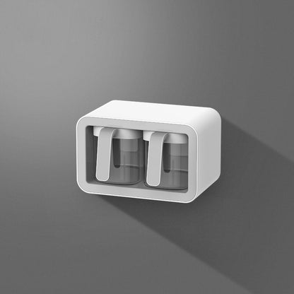 Under Desk Storage Box No Punching Storage ABS PS Small Hidden Drawer For Dormitory Small Transparent Black V1294-YM0524-3117220097612