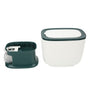 Medicine Box Pill Storage Case Sewing Tin Container PP 2 Layer Portable for Home Office Blue V1294-YM0524-3117220102411