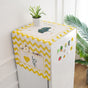 Household Rice Dispenser Large Capacity Automatic Rebound Food Grain Storage Container with Cup Green V1294-YM0524-3118220094011