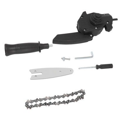 Hand Drill to Chainsaw Converter Portable Mini Electric Saw Adapter Set with Handle and Chain