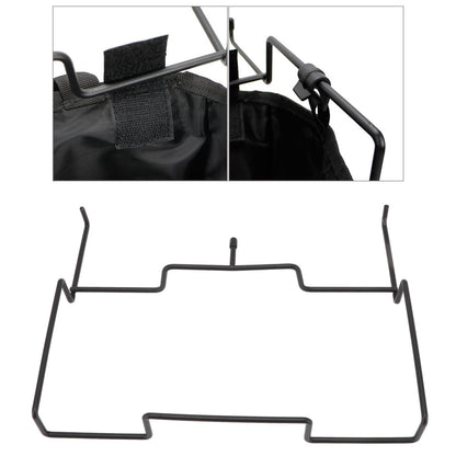 Camping Trash Rack Thickened Iron Rust Resistant Garbage Bag Holder for Home Kitchen Outdoor Camping Barbecue Picnic