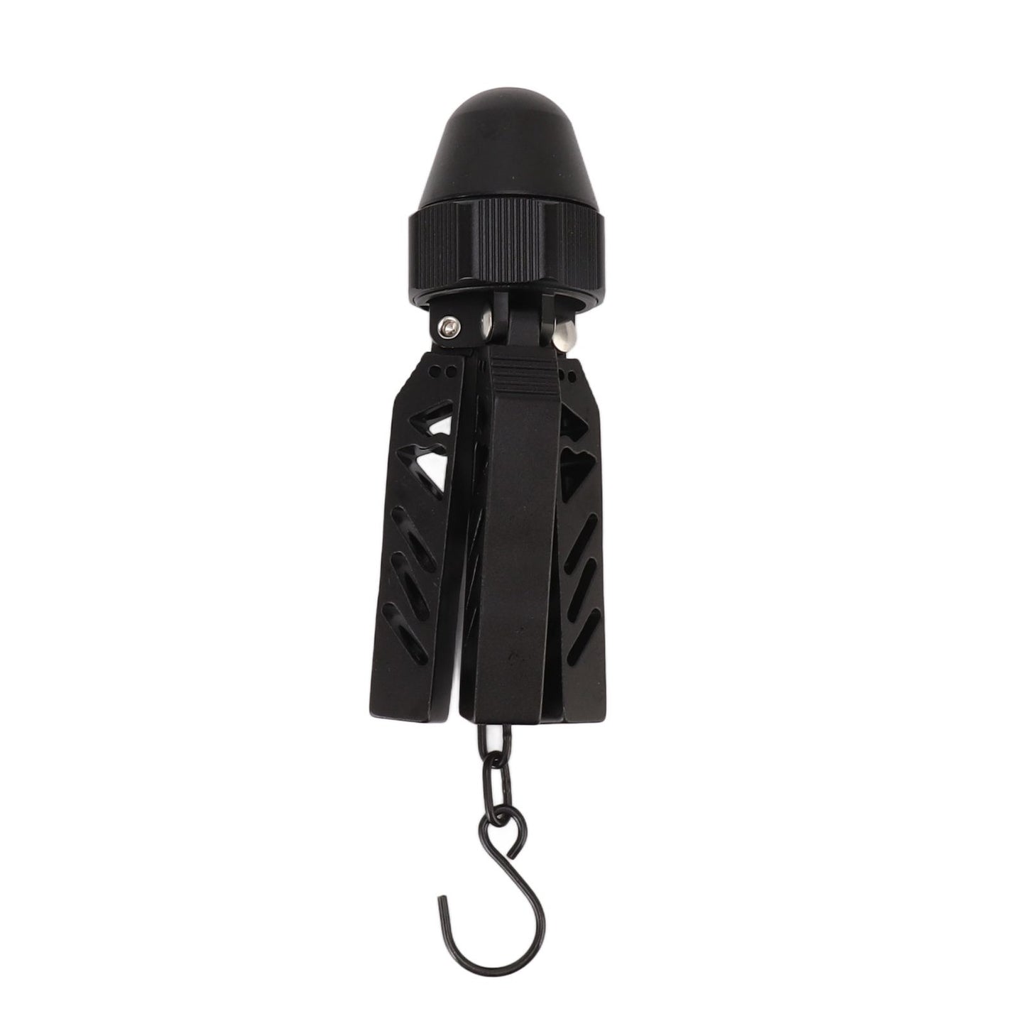 Camping Tripod Aluminum Alloy Stable Multifunctional Black A Shaped Tent Support Pole for Outdoor