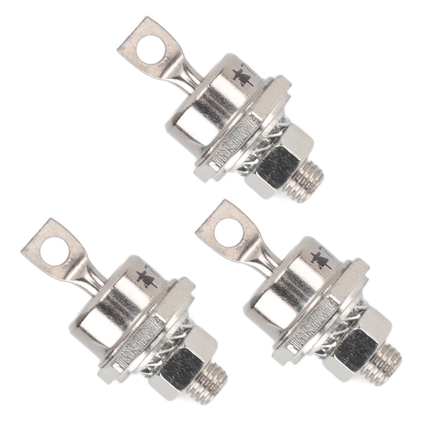 3PCS 70HFR120 70A Rectifier Diode Compact Stable Spiral Rectifier Module for Diesel Generator Accessories Positive Pole