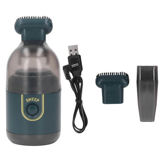 Handheld Vacuum Cleaner USB Rechargeable Portable Mini Cordless Handheld Vacuum for Home Car Desk Green