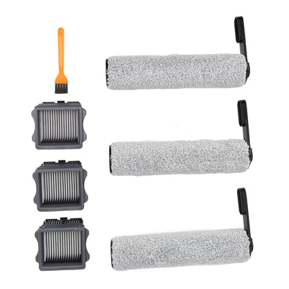 Vacuum Cleaner Replacement Parts for Tineco S5 Roller Brush High Efficiency Particulate Air Filter with Cleaning Brush