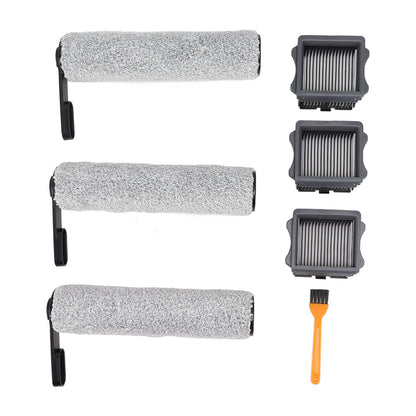Vacuum Cleaner Replacement Parts for Tineco S5 Roller Brush High Efficiency Particulate Air Filter with Cleaning Brush