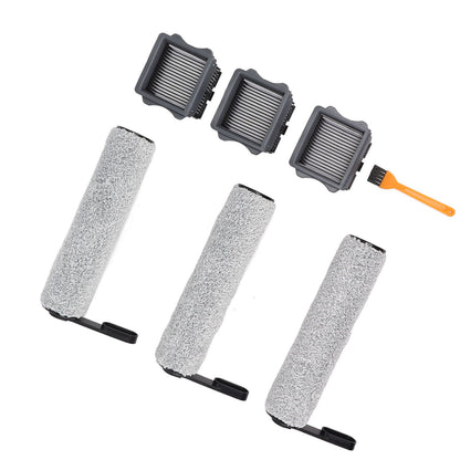 Vacuum Cleaner Replacement Parts for Tineco S5 Roller Brush High Efficiency Particulate Air Filter with Cleaning Brush