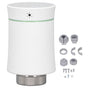 Smart Radiator Thermostat Valve APP Remote Timing Energy Saving Temperature Control Valve Home Heating Valve for Zigbee for Tuya White