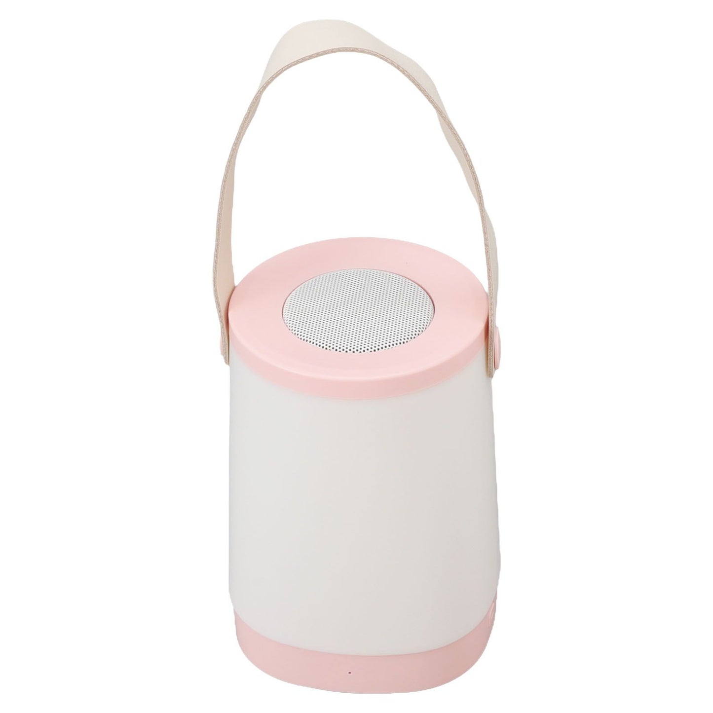 Lantern Bluetooth Speaker HiFi Rechargeable Radio Function Outdoor Wireless Speaker with LED Ambient Light Handle Pink