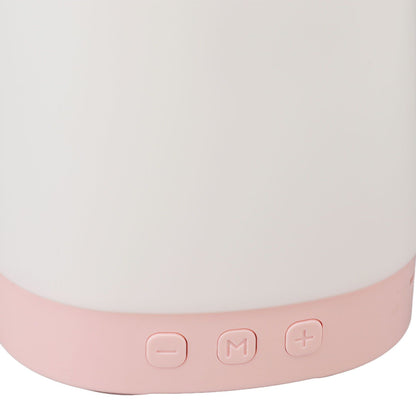 Lantern Bluetooth Speaker HiFi Rechargeable Radio Function Outdoor Wireless Speaker with LED Ambient Light Handle Pink