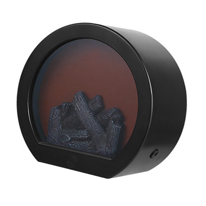 Fireplace Lantern Soft Light Energy Saving USB Rechargeable Simulation LED Flame Fireplace Lamp Home Decoration Craft