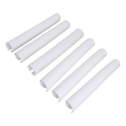 Tree Trunk Protector Plastic Tree Bark Protector Wrap Grow Tubes to Protect Saplings Plants From Deer Rabbit Cats Rodents Mowers 6Pcs