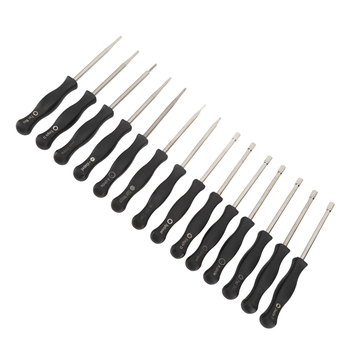 14Pcs Carburetor Adjustment Tool ABS Carb Tune Up Adjusting Tool Portable for String Trimmers Chain Saws Leaf Blowers