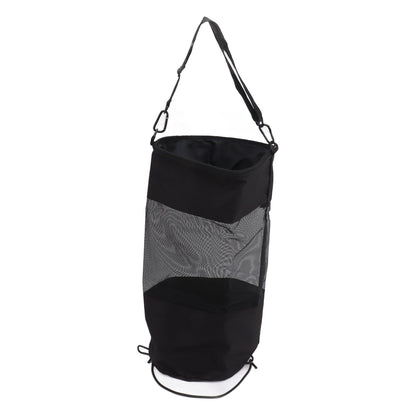 Boat Trash Bag Cylinder Shape Large Capacity Leakage Proof Folding Boat Garbage Container for Home Camping Car