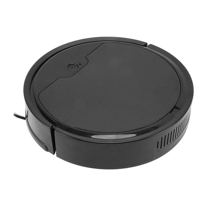 3 In 1 Robot Vacuum Cleaner USB Charging 1800Pa Suction Timing Function Smart Automatic Mop Sweeper with 400ML Dust Box Black