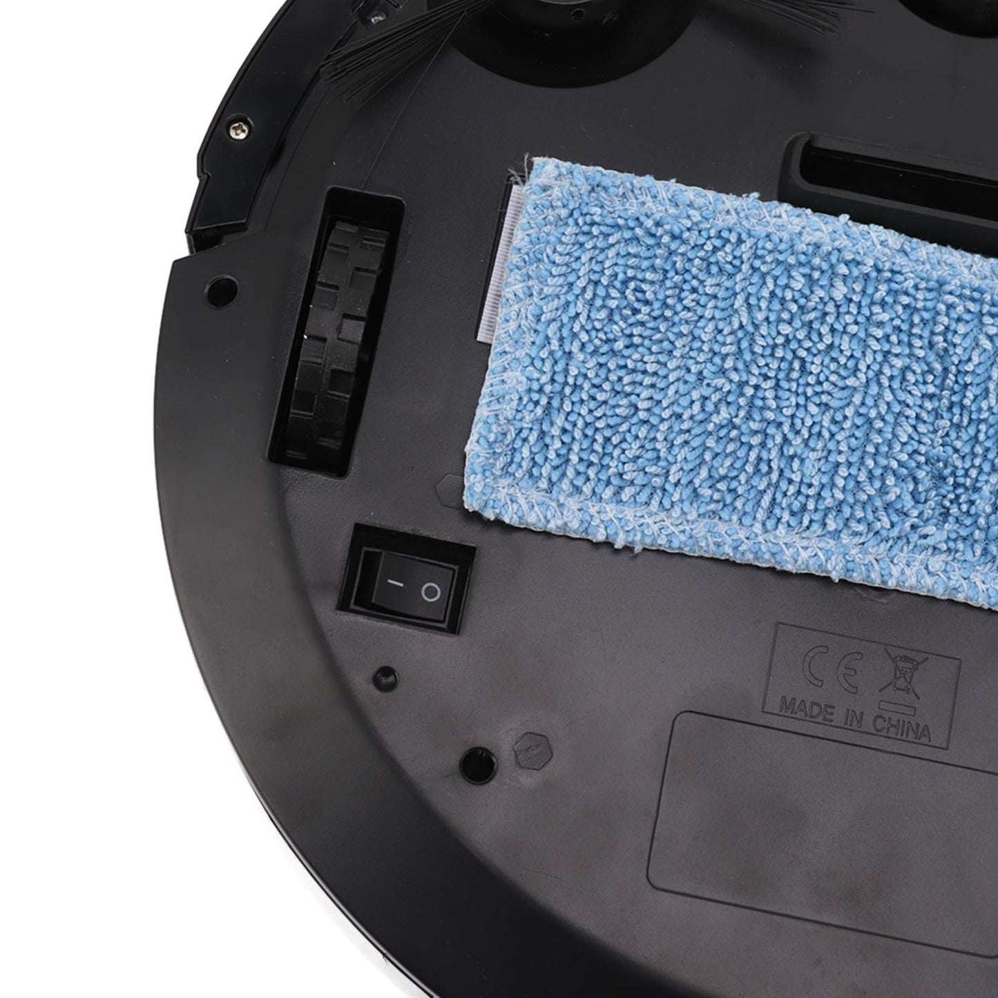 3 In 1 Robot Vacuum Cleaner USB Charging 1800Pa Suction Timing Function Smart Automatic Mop Sweeper with 400ML Dust Box Black