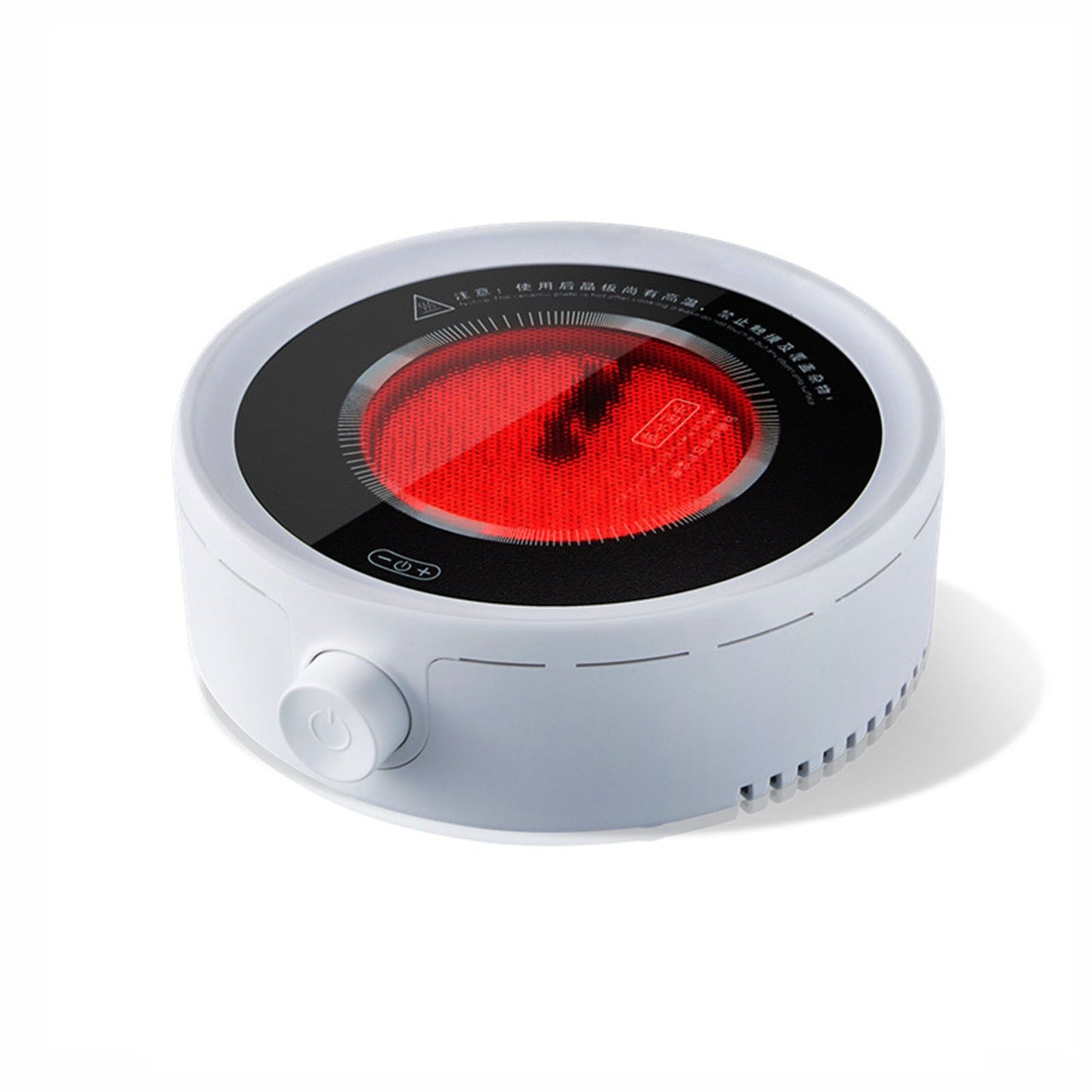 Silent Electric Tea Stove Small Ceramic Hot Plate for Boiling Water Making Coffee Knob Adjustment CN Plug