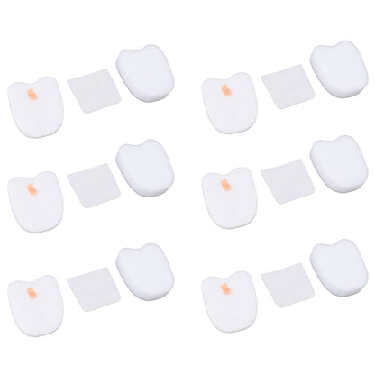 6PCS Vacuum Cleaner Filter Set Post Foam Felt Filter Replacement for Shark XPSTFH380 ZS360 ZS361C ZS362
