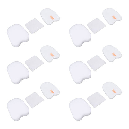 6PCS Vacuum Cleaner Filter Set Post Foam Felt Filter Replacement for Shark XPSTFH380 ZS360 ZS361C ZS362