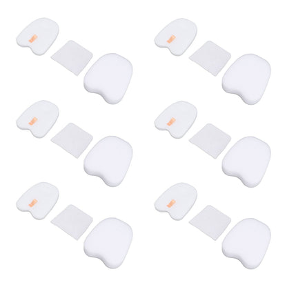 6PCS Vacuum Cleaner Filter Set Post Foam Felt Filter Replacement for Shark XPSTFH380 ZS360 ZS361C ZS362
