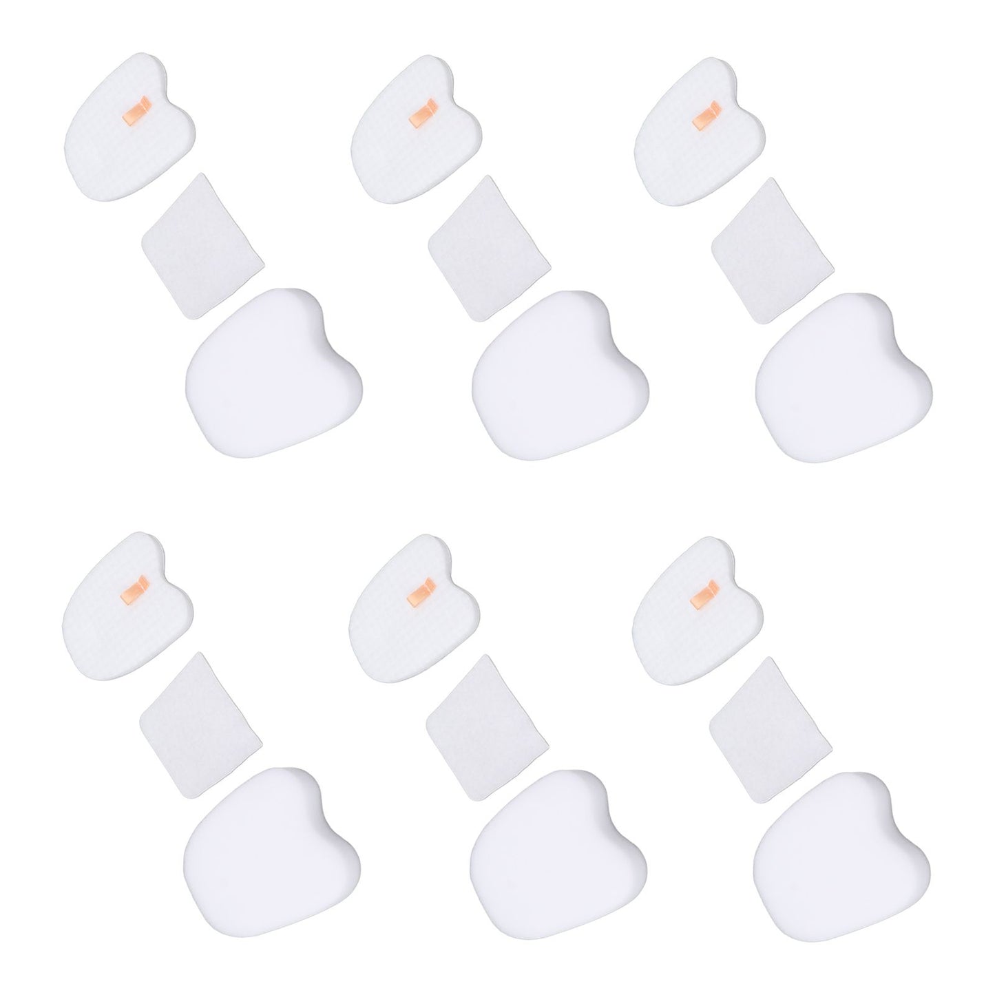 6PCS Vacuum Cleaner Filter Set Post Foam Felt Filter Replacement for Shark XPSTFH380 ZS360 ZS361C ZS362