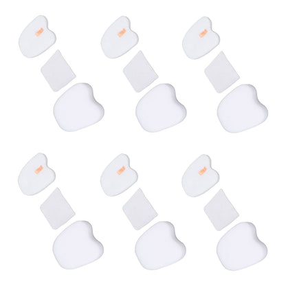 6PCS Vacuum Cleaner Filter Set Post Foam Felt Filter Replacement for Shark XPSTFH380 ZS360 ZS361C ZS362