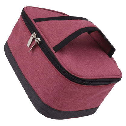 USB Heating Insulation Bag Portable Electric Heating Food Container Constant Temperature Heating Bag for Outdoor Wine Red