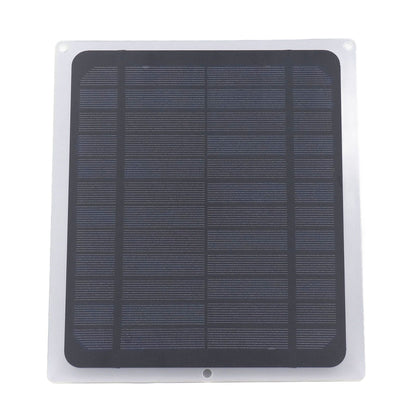 12V 10W Mini Solar Panel Anti Reverse Charging Waterproof Monocrystalline USB Solar Panel Charger for Phone Fan Outdoor